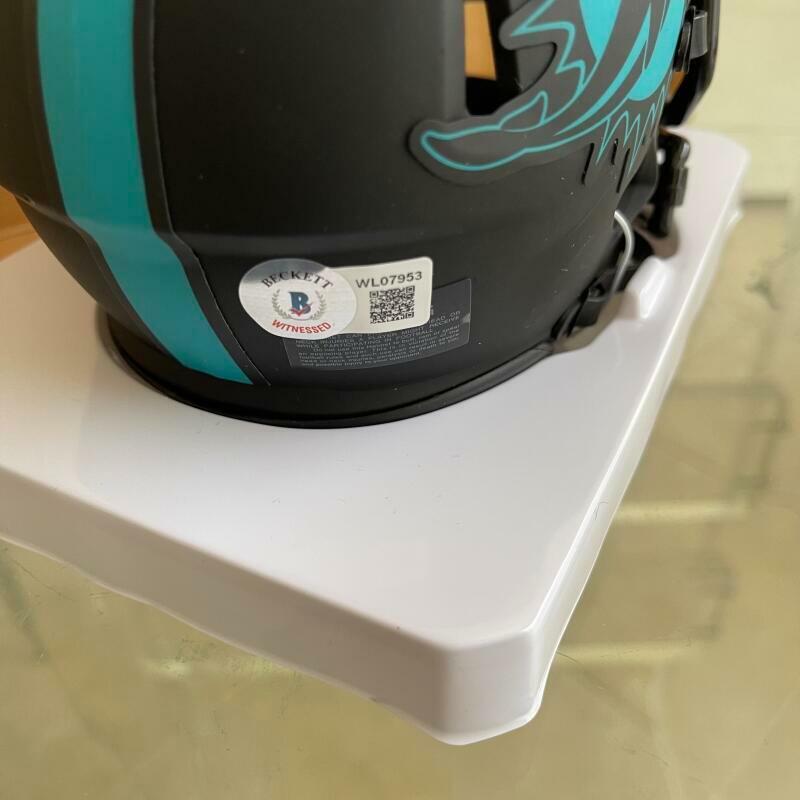 BOB GRIESE MIAMI DOLPHINS HOF 90 SIGNED ECLIPSE MINI HELMET BECKETT WITNESS