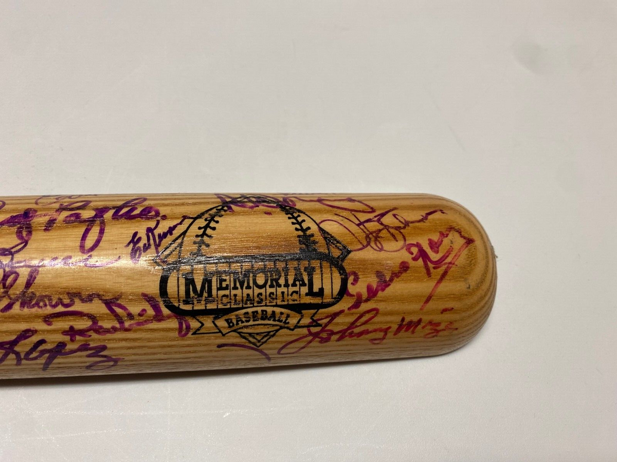 MLB GREATS MULTI SIGNED AUTOGRAPH LV SLUGGER MEMORIAL CLASSICS SPLIT BAT COA !