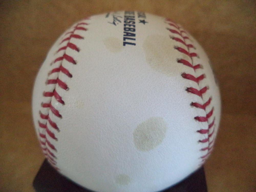 JAMES SIMMONS OAKLAND A'S SIGNED AUTOGRAPHED M.L. BASEBALL W/COA 