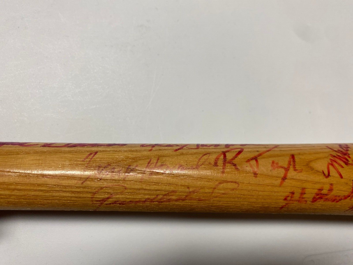 MLB GREATS MULTI SIGNED AUTOGRAPH LV SLUGGER MEMORIAL CLASSICS SPLIT BAT COA !!