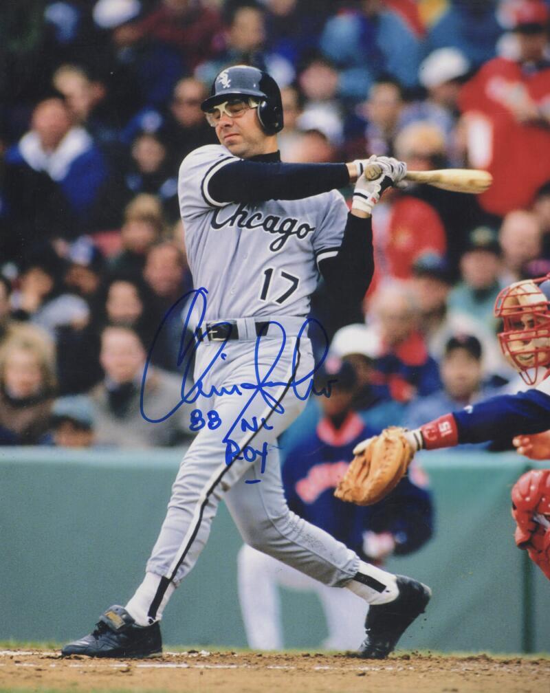 CHRIS SABO WHITE SOX  SIGNED AUTOGRAPHED 8X10 PHOTO W/ COA