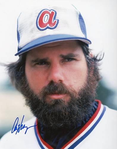 AL HRABOSKY  ATLANTA BRAVES    SIGNED  8X10