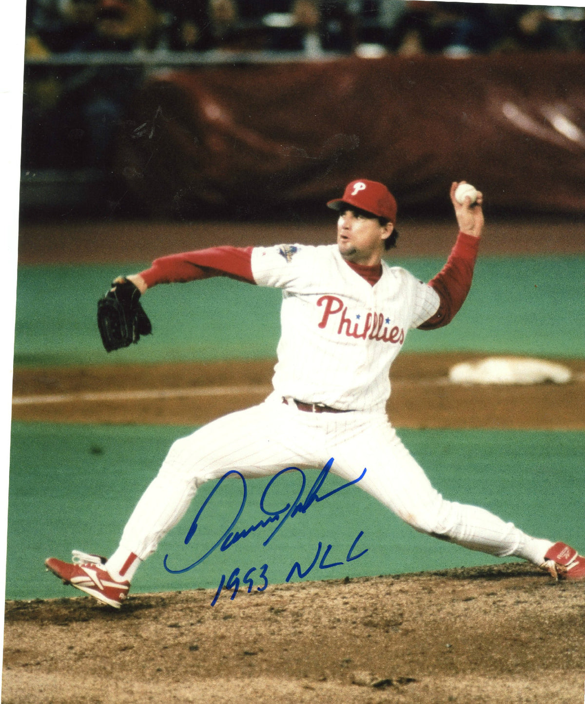 DANNY  JACKSON   PHILADELPHIA  PHILLIES  1993  NLC  AUTOGRAPHED 8X10  PHOTO