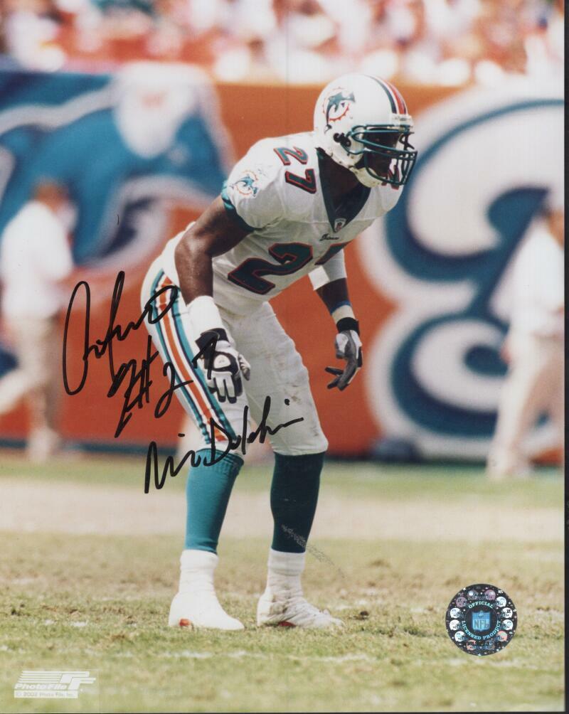 ARTURO FREEMANMIAMI DOLPHINS   SIGNED AUTOGRAPHED 8X10 PHOTO W/ COA