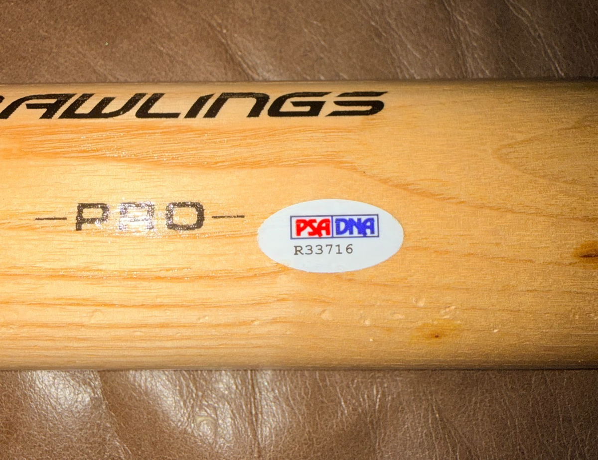 KYLE SCHWARBER PHILLIES SIGNED RAWLINGS BAT PSA AUTH