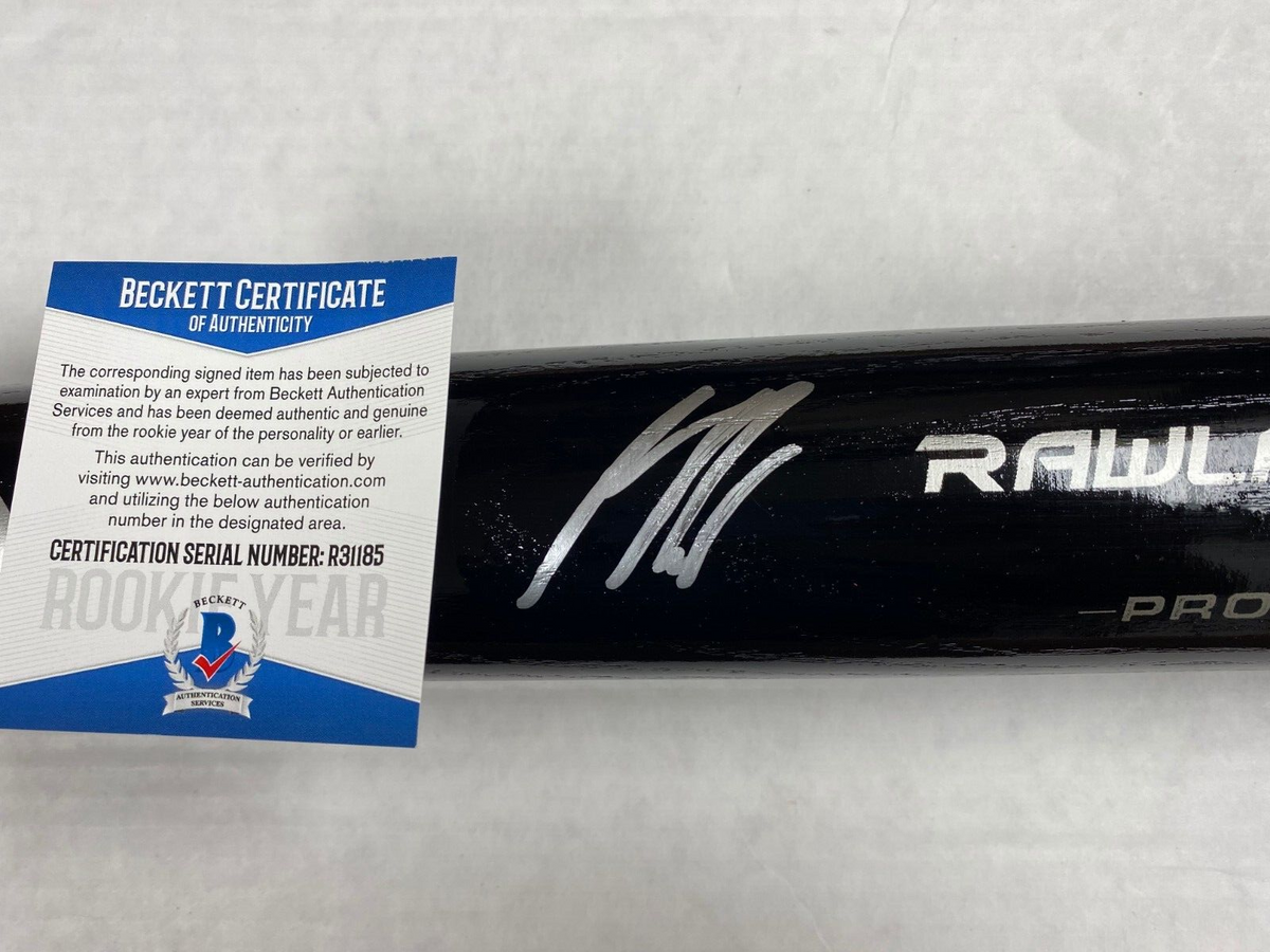 SETH BEER ARIZONA DIAMONDBACKS SIGNED AUTOGRAPHED RAWLINGS BLACK BAT BECKETT