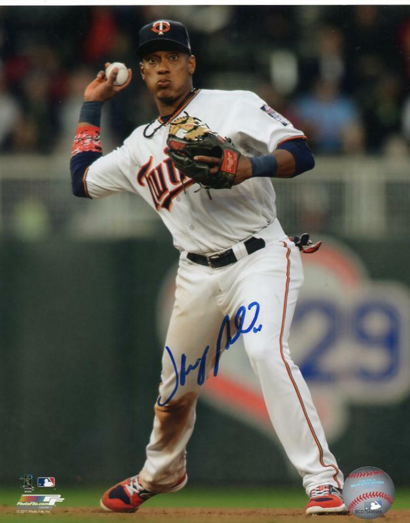 JORGE POLANCO MINNESOTA TWINS SIGNED AUTOGRAPHED 8X10 W/COA