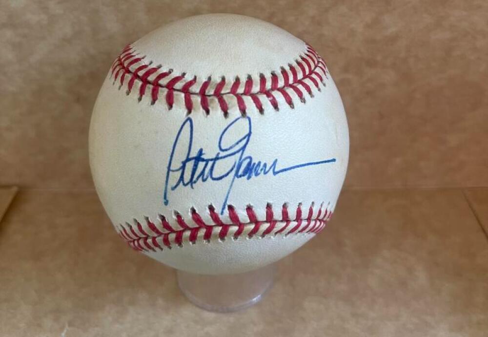 PETER GAMMONS ESPN  SIGNED VINTAGE N.L. BASEBALL BECKETT AUTH