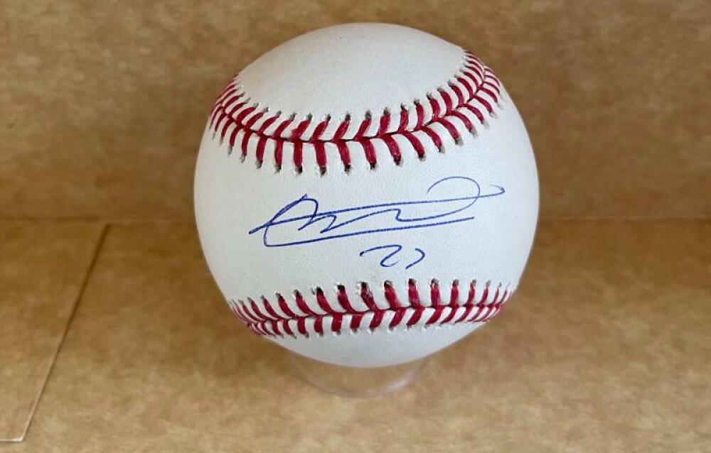 VLADIMIR GUERRERO JR. TORONTO BLUE JAYS SIGNED AUTOGRAPHED M.L. BASEBALL JSA