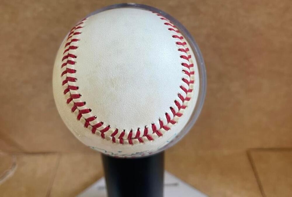 MICKEY MANTLE  NY YANKEES SIGNED 1983 ALL STAR BASEBALL JSA