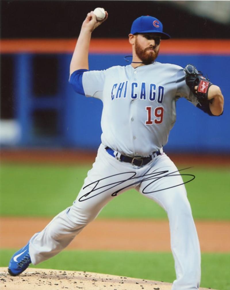 DAN STRAILEY CHICAGO CUBS SIGNED AUTOGRAPHED 8X10 PHOTO W/COA