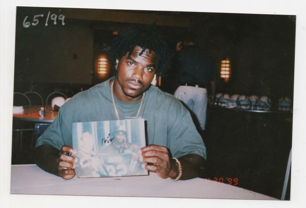EDGERRIN JAMES COLTS DRAFT DAY W/ PHOTO L/E 65/99 SIGNED 8X10 HOLOGRAM