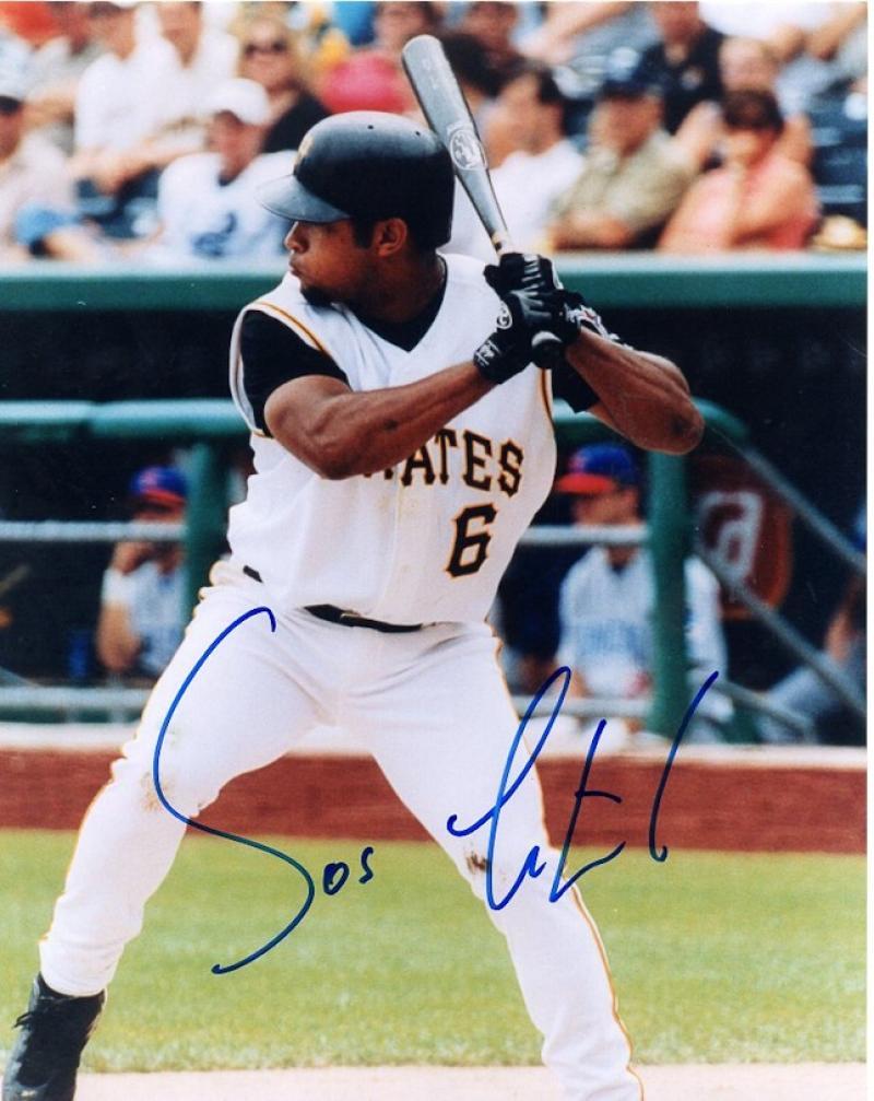 JOSE CASTILLO PITTSBURGH PIRATEES #6 SIGNED AUTOGRAPHED 8X10 PHOTO W/ COA
