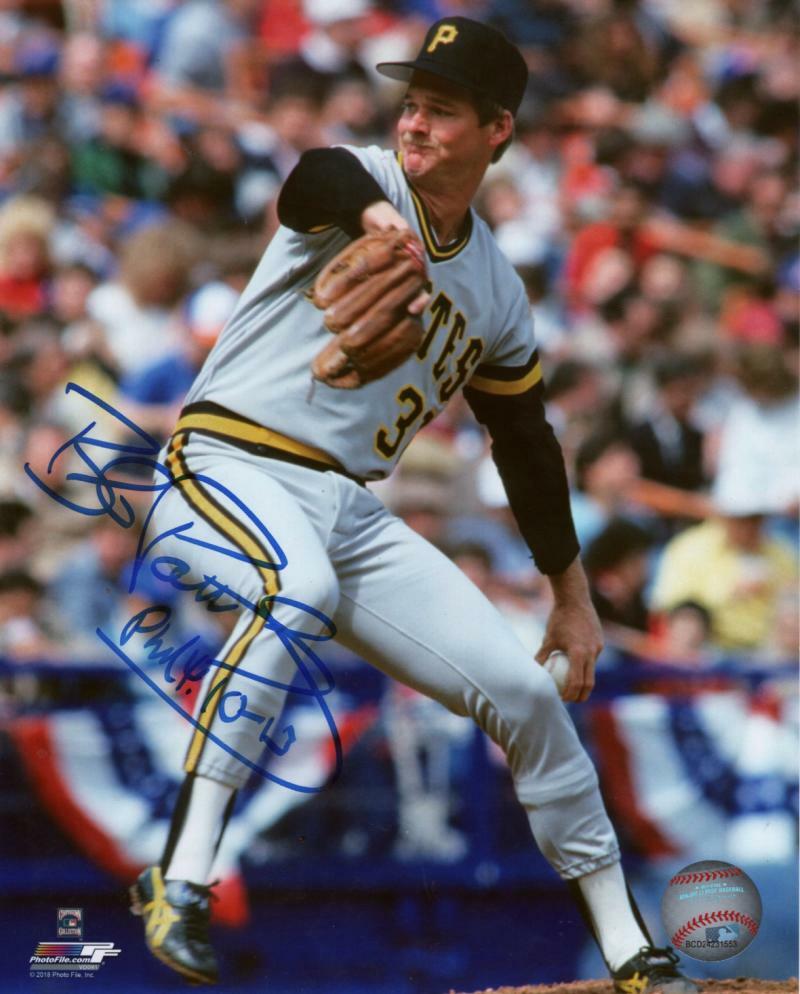BOB PATTERSON   PITTSBURGH PIRATES SIGNED AUTOGRAPHED 8X10 PHOTO W/ COA