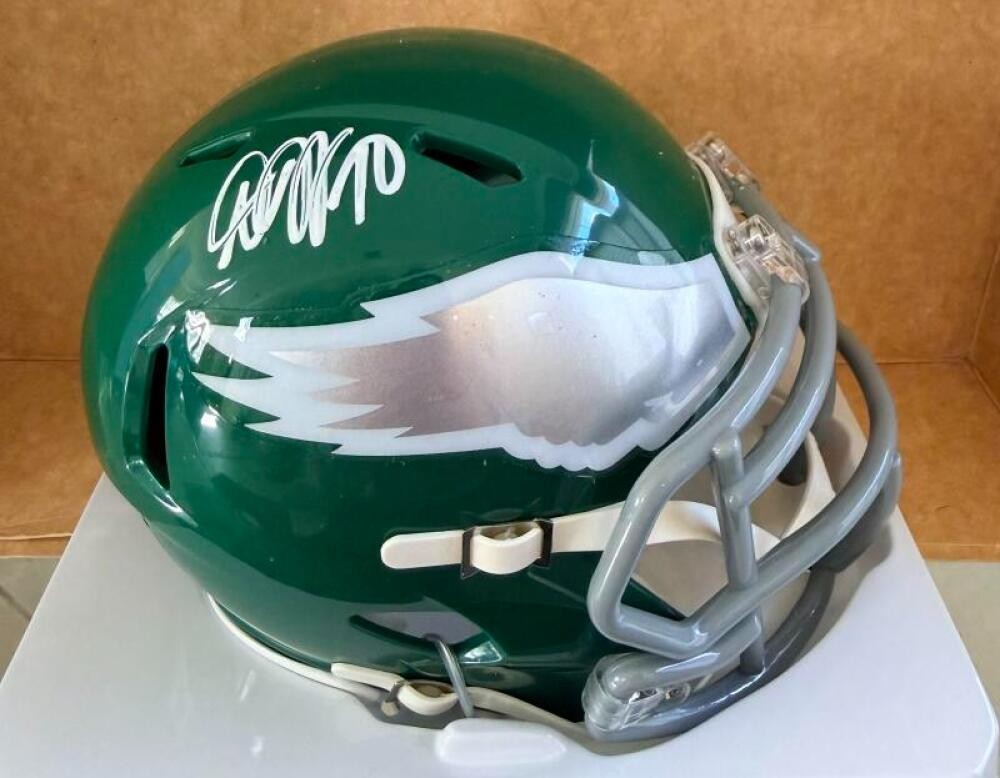 DESEAN JACKSON PHILADELPHIA EAGLES SIGNED MINI HELMET BECKETT