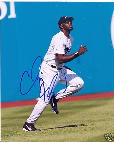 CLIFF FLOYD FLORIDA MARLINS SIGNED 8X10 PHOTO W/COA