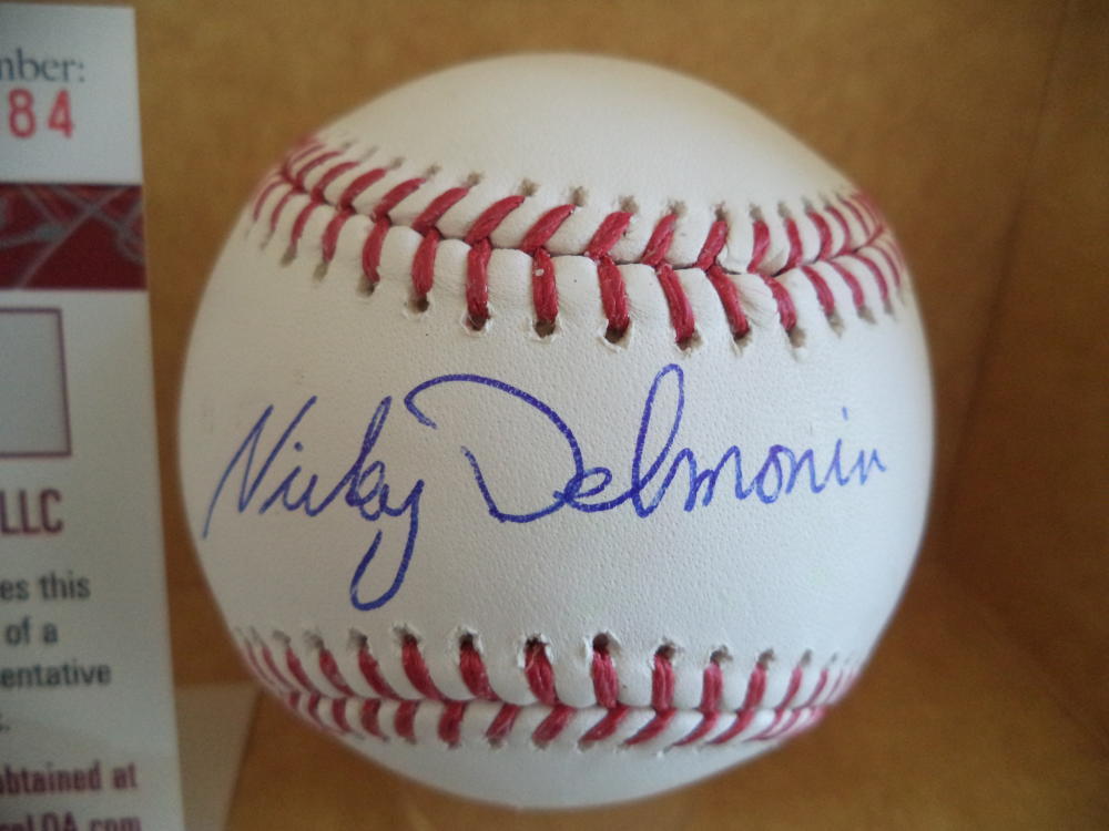 NICKY DELMONICO CHICAGO WHITE SOX SIGNED AUTOGRAPH ML BASEBALL JSA WP970484