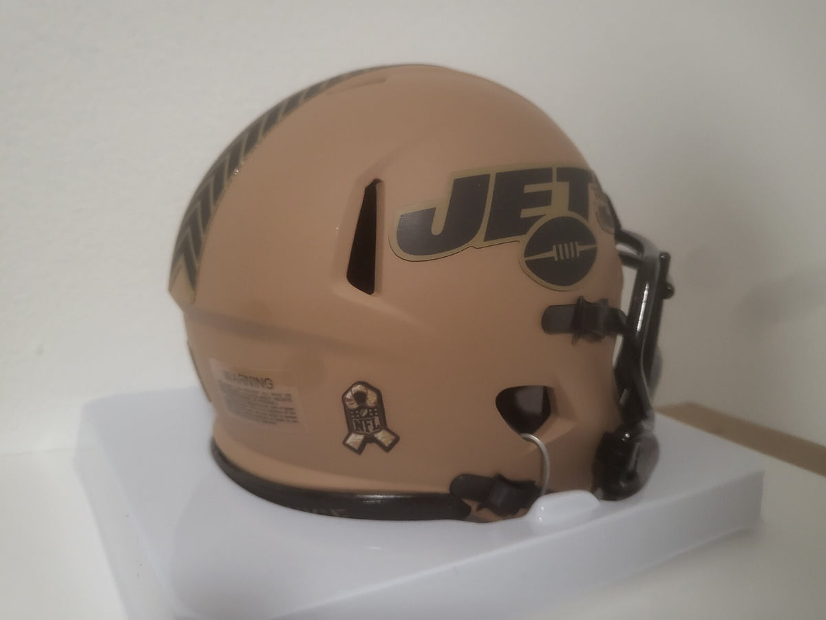 NFL NEW YORK JETS 23 SALUTE TO SERVICE UNSIGNED RIDDELL MINI HELMET