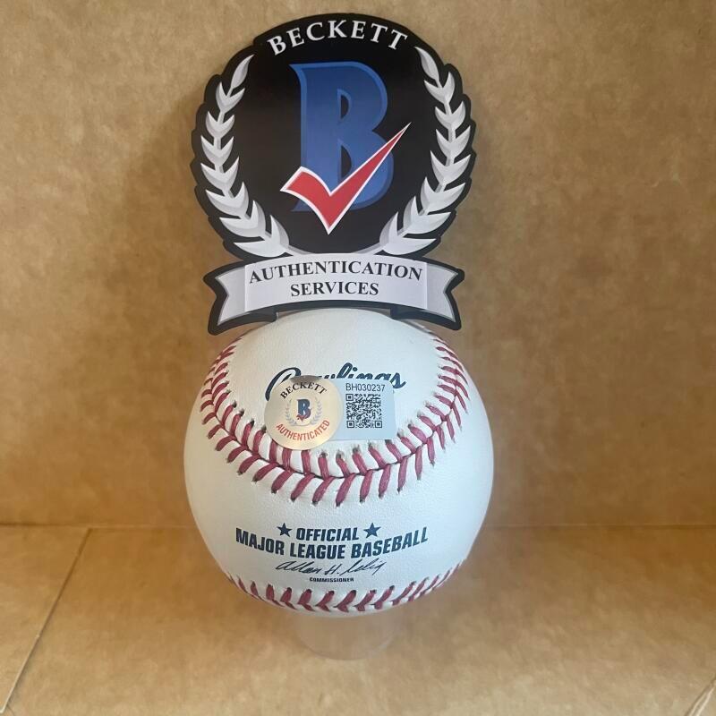 CORKY MILLER CINCINNATI REDS SIGNED AUTO M.L. BASEBALL BAS AUTHENTICATED