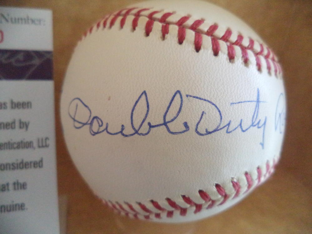 DOUBLE DUTY RADCLIFFE NEGRO LEAGUES SIGNED AUTO A.L. BASEBALL JSA U24350