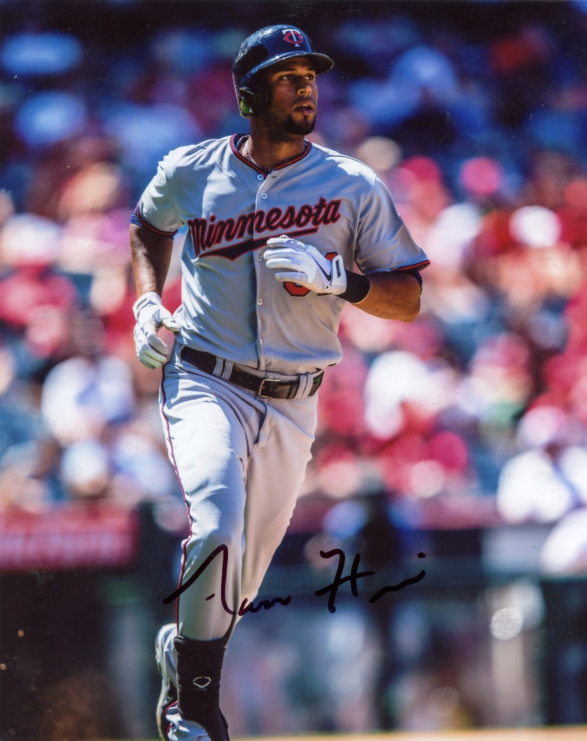 AARON  HICKS    MINNESOTA  TWINS   AUTOGRAPHED  SIGNED  8X10  PHOTO