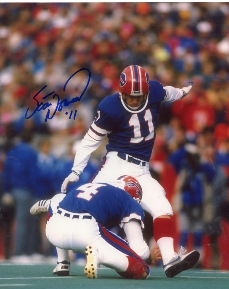 SCOTT NORWOOD ON FIELD BUFFALO BILLS SIGNED 8X10 PHOTO