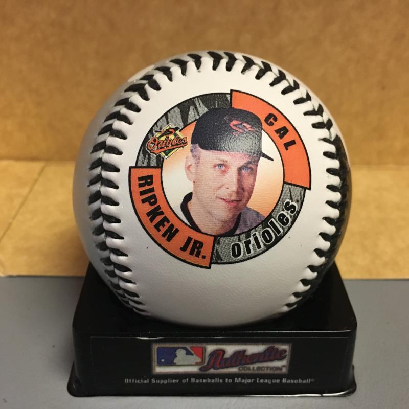 CAL RIPKEN JR. BALTIMORE ORIOLES W/STATS BASEBALL 