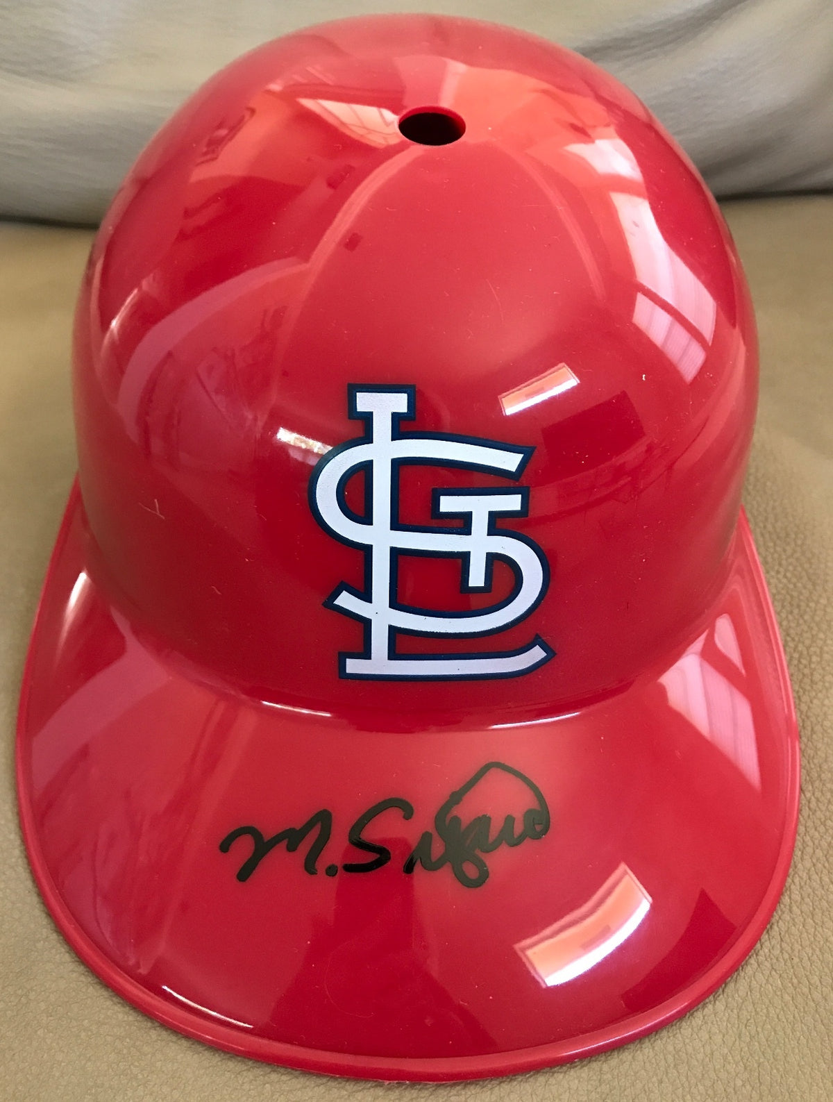 MAGNEURIS SIERRA  ST. LOUIS CARDINALS SIGNED AUTOGRAPHED HELMET  W/COA
