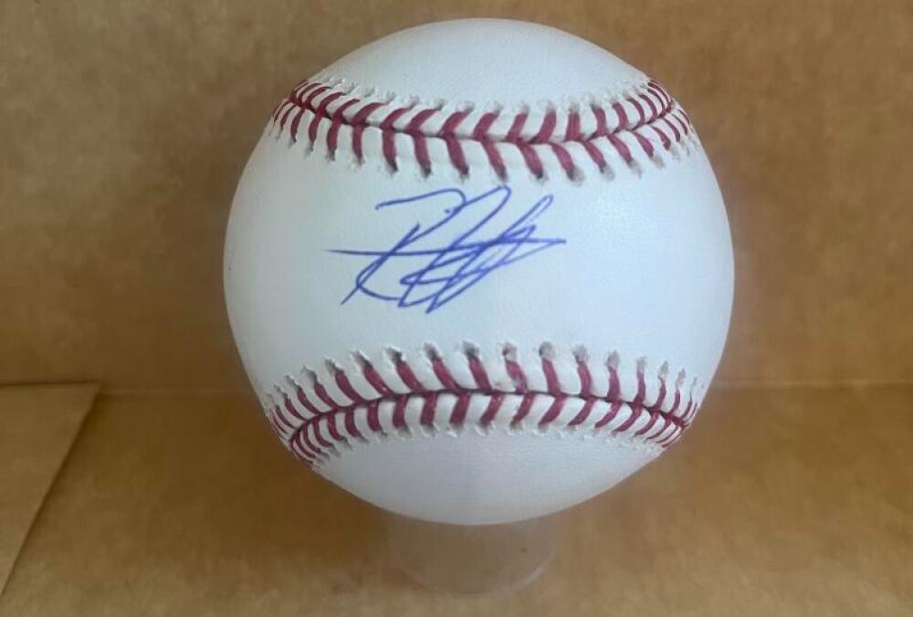 REECE HINDS REDS SIGNED AUTOGRAPHED M.L. BASEBALL BECKETT AUTH