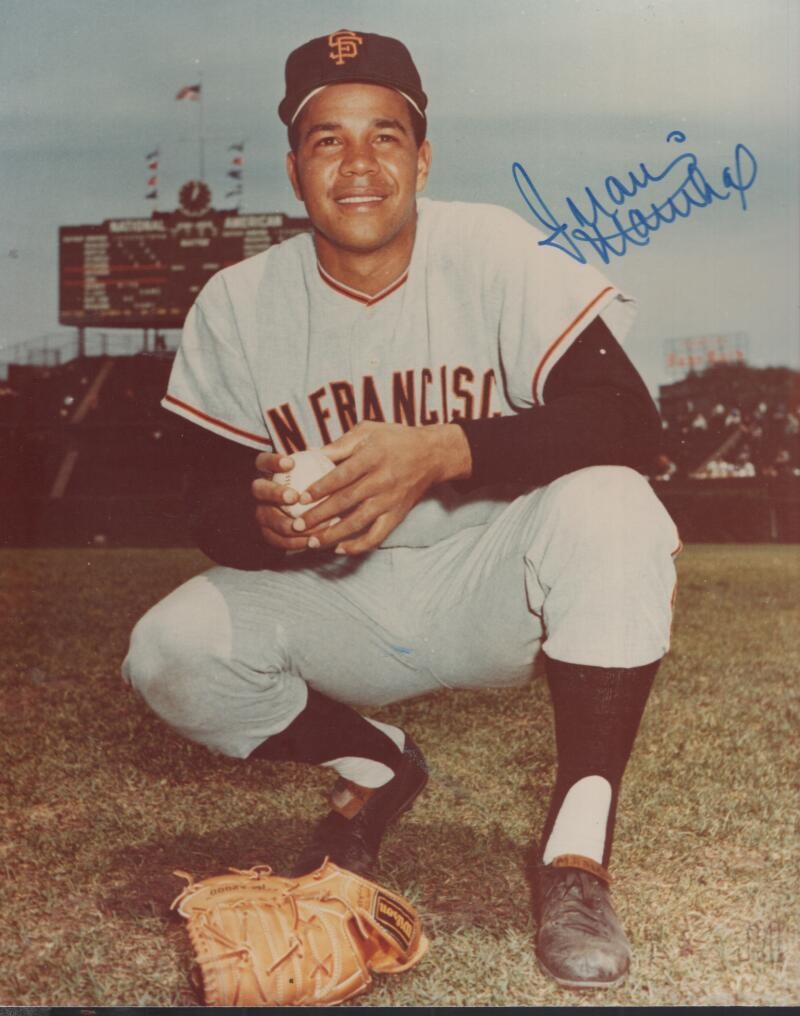 JUAN MARICHAL SAN FRANCISCO GIANTS SIGNED AUTOGRAPHED 8X10 PHOTO W/ COA