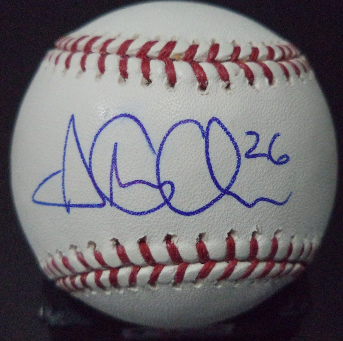 STEVE AMES DODGERS/MARLINS SIGNED AUTOGRAPHED ROMLB BASEBALL W/COA