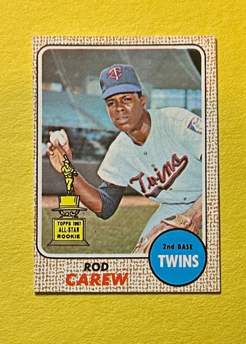 1968 TOPPS ROD CAREW #80 TWINS HOF