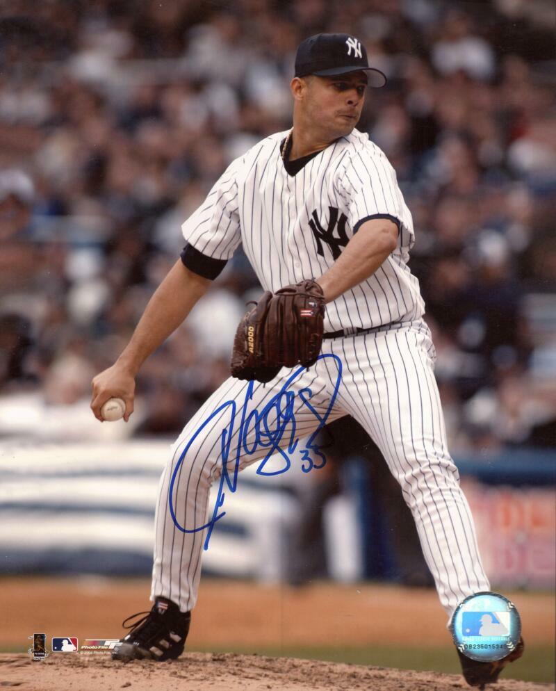 JAVIER VAZQUEZ NEW YORK YANKEES SIGNED AUTOGRAPHED 8X10 PHOTO W/ COA