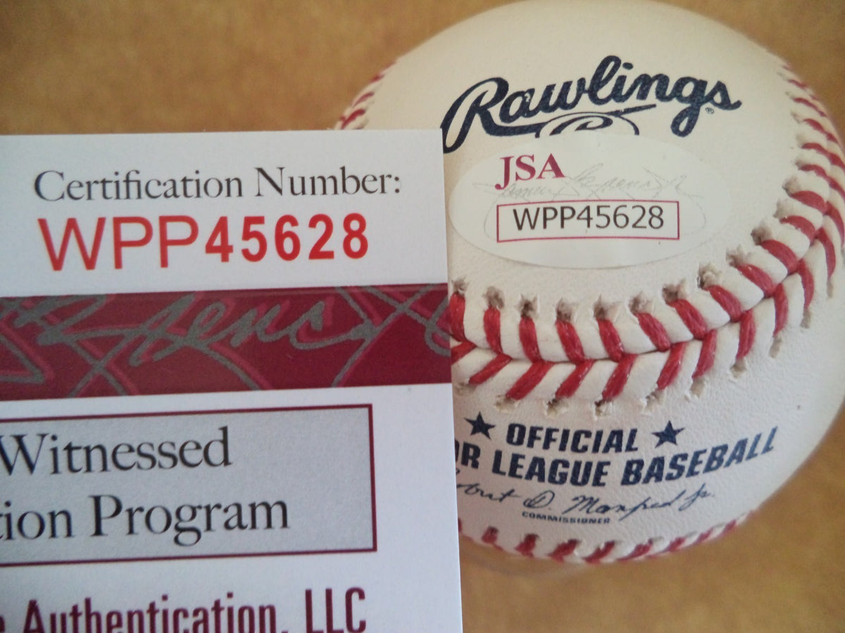 TAYLOR TRAMMELL SIGNED AUTO 2018 FUTURES GAME BASEBALL REDS/MVP JSA WPP45628