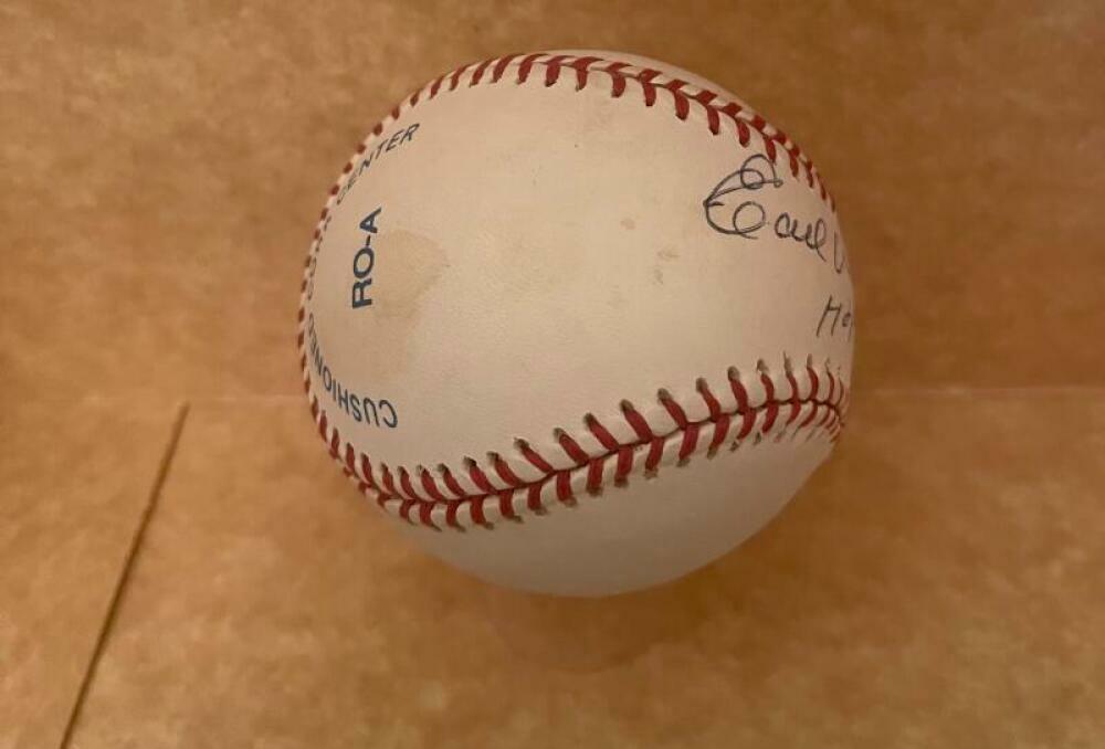 EARL WEAVER HOF 96 SIGNED AUTOGRAPHED VINTAGE A.L. BASEBALL W/COA
