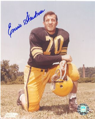 ERNIE STAUTNER PITTSBURGH STEELERS SIGNED 8X10 PHOTO