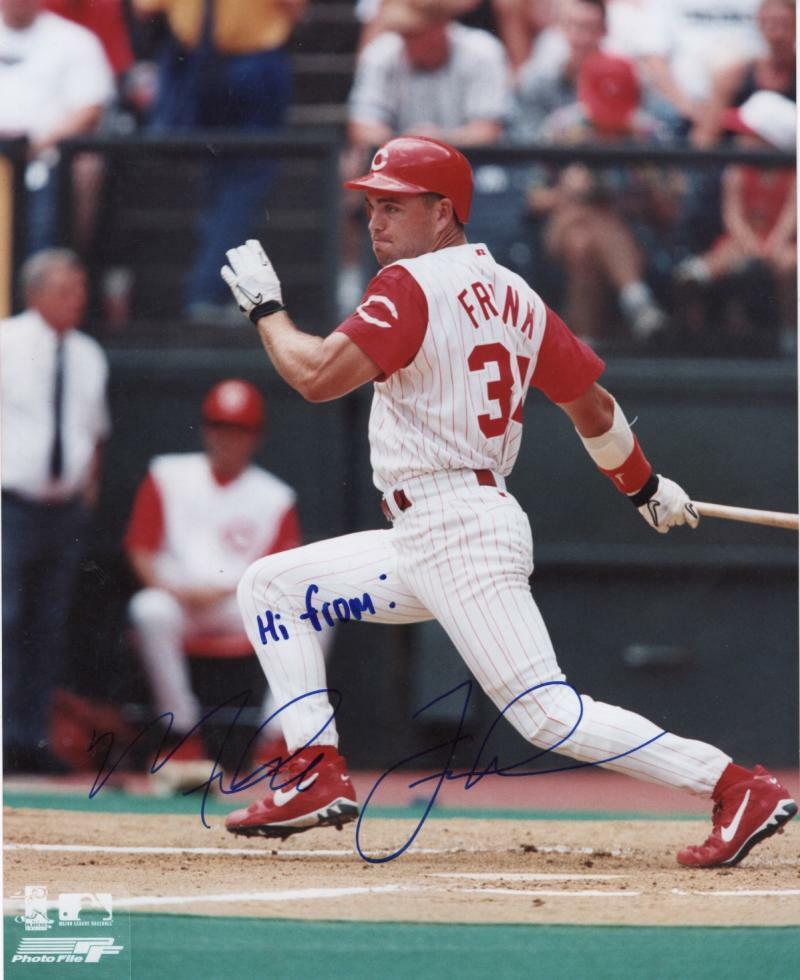 MICHAEL FRANK CINCINNATI REDS   AUTOGRAPHED SIGNED 8X10 PHOTO W/COA