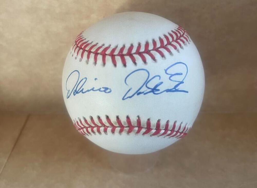 DELINO DESHIELDS ORIOLES/REDS/DODGERS SIGNED AUTO A.L. BASEBALL  JSA VV20886