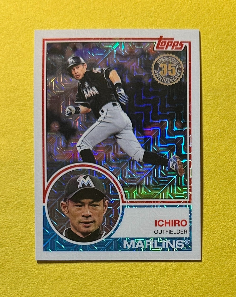 2018 TOPPS '83 SILVER PACK CHROME ICHIRO #3 MARLINS