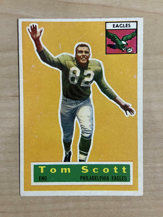 1956 TOPPS TOM SCOTT PHILADELPHIA EAGLES #112 EX-MT 