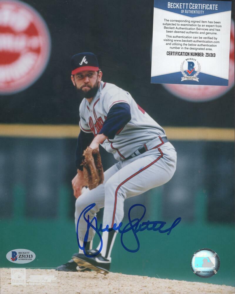 BRUCE SUTTER ATLANTA BRAVES  SIGNED AUTOGRAPHED 8X10 PHOTO BAS Z51313