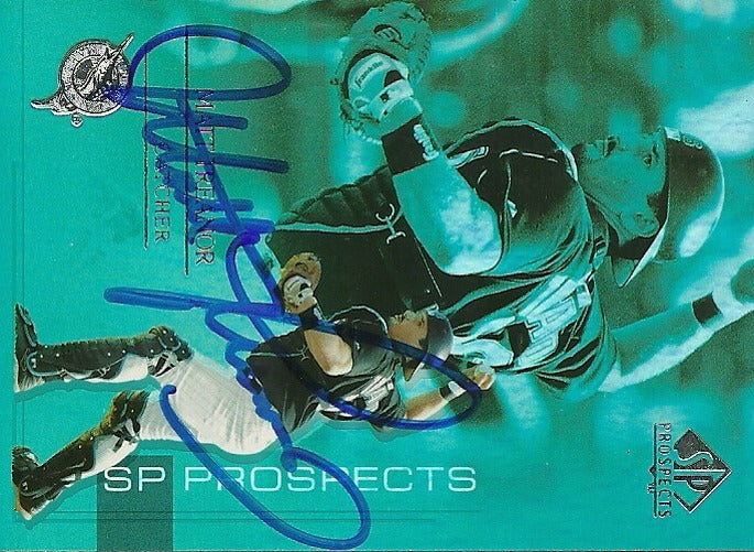 MATT TREANOR FLORIDA MARLINS SIGNED AUTOGRAPHED 2004 UPPER DECK CARD #138 W/COA