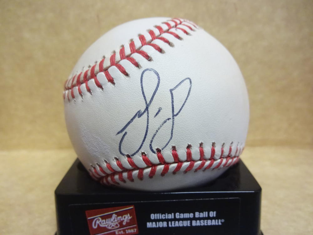 LOU LUCCA CARDINALS/MARLINS SIGNED N.L. BASEBALL W/COA