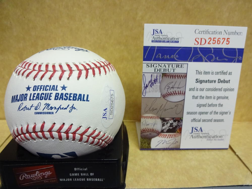 NICK GORDON MINNESOTA TWINS SIGNATURE DEBUT SIGNED M.L BASEBALL JSA SD25675
