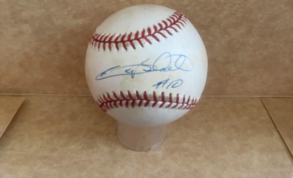 GARY SHEFFIELD BRAVES/DODGERS SIGNED AUTOGRAPHED N.L. BASEBALL BECKETT AUTH