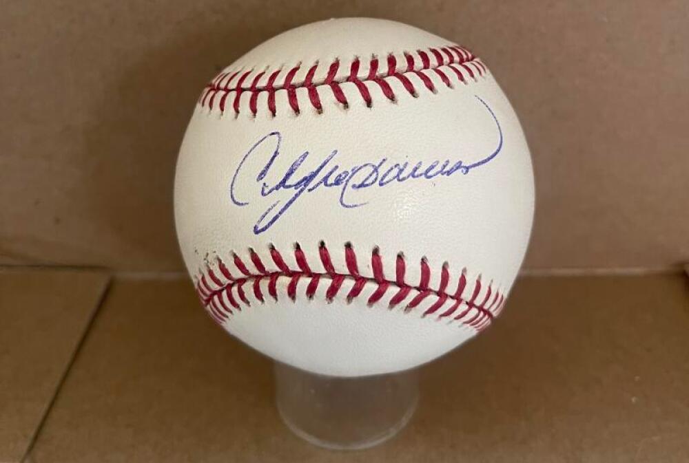 ANDRE DAWSON CUBS/EXPOS SIGNED AUTOGRAPHED M.L. BASEBALL BECKETT AUTH