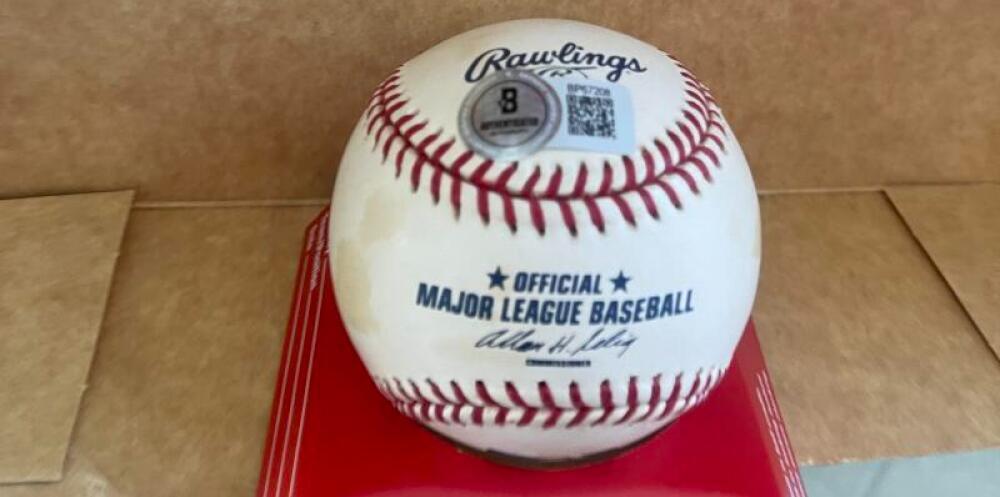 MILT PAPPAS CUBS/REDS/BRAVES  SIGNED AUTO M.L. BASEBALL BECKETT AUTH