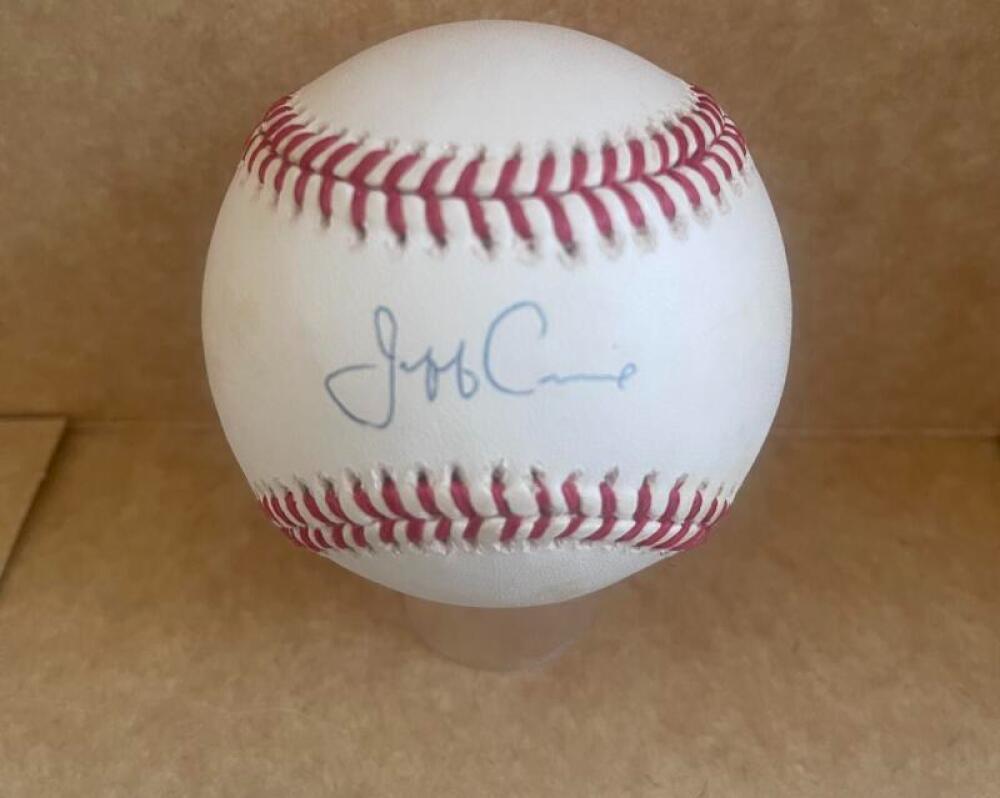 JEFF CONINE REDS/METS/MARLINS SIGNED VINTAGE N.L. BASEBALL BECKETT Q61218