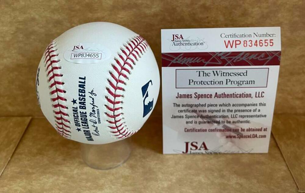 NICK SOLAK TEXAS RANGERS SIGNED AUTO M.L. BASEBALL JSA WP834655