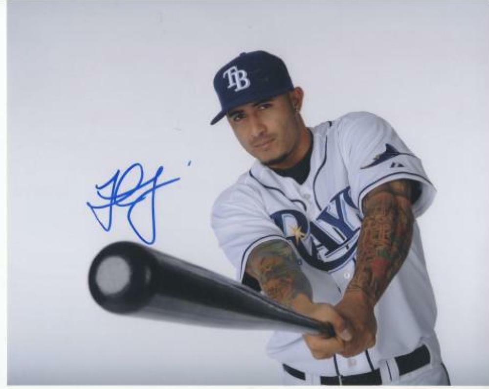 FELIPE LOPEZ TAMPA BAY RAYS SIGNED AUTOGRAPHED 8X10 W/COA